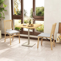 Dining Chair Set Of 2 Folding Chairs With Padded Seat - thumbnail 4