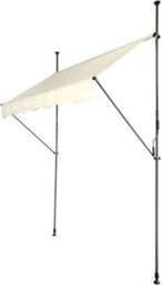 Evre Beige 2 X 1.2M Retractable Garden Awning  No Drill Uv & Waterproof Canopy