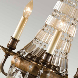 Luminosa Lighting Elstead Bellini 3 Light Indoor Candle Wall Light British Bronze, Oxidized Bronze, E14 - thumbnail 4