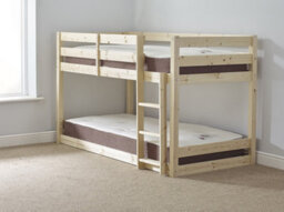 Strictly Beds and Bunks Strictly Beds&bunks Stockton 4Ft Small Double Low Solid Pine Bunk Bed