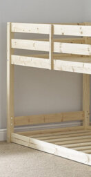 Strictly Beds and Bunks Strictly Beds&bunks Stockton 4Ft Small Double Low Solid Pine Bunk Bed - thumbnail 3