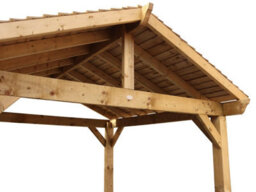 Edecks The Cotswold Garden Gazebo Heavy Duty - Pressure Treated Outdoor Timber - 2700mm X 2700mm With Bolt Down Anchors 2.1M - thumbnail 3