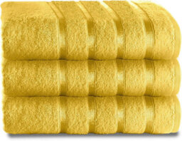 Gc Gaveno Cavailia 3 Piece Kensington Bath Sheet 80X140 Ochre 500 Gsm Quick Dry & Water Absorbent Towel - thumbnail 1