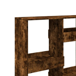 Berkfield Room Divider Smoked Oak100X33X135 Cm Engineered Wood - thumbnail 7