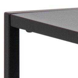 Wyld Haus Graz Matte Black Metal Console Table With Open Shelf 1000X350X790mm - thumbnail 6