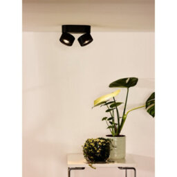 Lucide Yumiko Modern Surface Mounted Ceiling Spotlight 7,8Cm - Led Dim. - 2X8W 2700K - Black - thumbnail 4