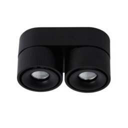 Lucide Yumiko Modern Surface Mounted Ceiling Spotlight 7,8Cm - Led Dim. - 2X8W 2700K - Black - thumbnail 3