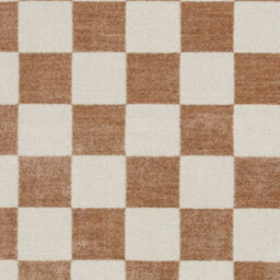 Walnut Geometric 10mm Thick Rug, Stain-Resistant Anti-Shed Modern Rug For Bedroom, Living, & Dining Room-60Cm X 230Cm (Runner) - thumbnail 6