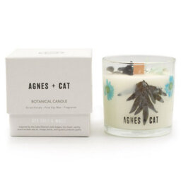 Serenityy Agnes + Cat Botanical Soy Wax Candle - Seasalt & Moss - thumbnail 2