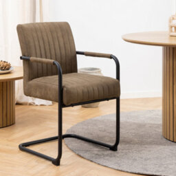 Furniture To Go Adele Dining Chair In Light Brown Fabric Set Of 2 - thumbnail 5