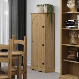 Core Products Corona Vestry Cupboard, Antique Waxed Pine H143.5Cm X W60.0Cm X D31.6Cm - thumbnail 8