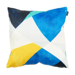 icon Indoor And Outdoor Mark Making Waterproof Filled Cushion 2X Stone And 2X Abstract Blue - thumbnail 2