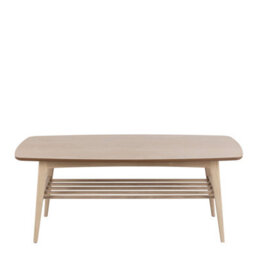 Furniture To Go Woodstock Coffee Table In White Pigmented Oiled Oak Veneer - thumbnail 2