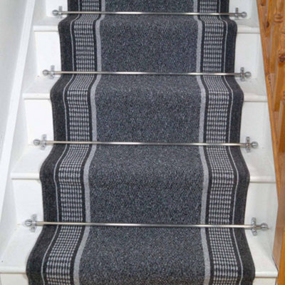 Promenade Stair Runner - Hardwearing, Non-Slip & Durable Carpet For Stairs & Staircases, Multiple Lengths - image 1