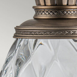 Luminosa Lighting Elstead Plantation 1 Light Medium Outdoor Wall Lantern Burnished Bronze Ip44 - thumbnail 4