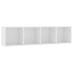 Berkfield Book Cabinet/tv Cabinet White 143X30X36 Cm - thumbnail 2
