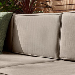 Furniturebox Orlando Brown Rattan Garden Sofa Modular Outdoor Patio Couch Seating, Table & 8 Chairs Garden Corner Sofa Set + Cover - thumbnail 3