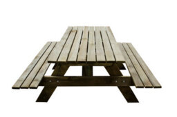 Forest Garden Rectangular Picnic Table - Small - thumbnail 3