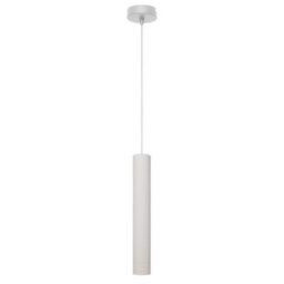 Luminosa Lighting Luminosa Tuba Slim Pendant Ceiling Light White 10Cm - thumbnail 1