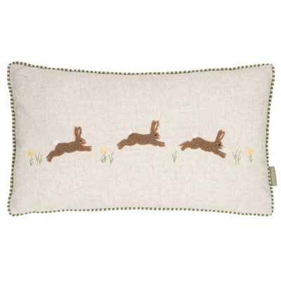 Wylder Ramble Hares Tufted Cushion Cover - image 1