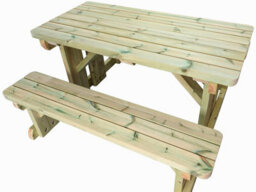 Mg Timber Products: Premium Walk-In Style Picnic Table - Pub Bench - Excellent Quality Wooden Picnic Bench, 4Ft - thumbnail 3