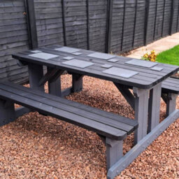 Mg Timber Products: Premium Walk-In Style Picnic Table - Pub Bench - Excellent Quality Wooden Picnic Bench, 4Ft - thumbnail 9