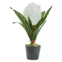 Orsina Fiori White Tropical Plant Artificial Plant Foliage - thumbnail 4