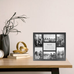 Happy Homewares Modern Black Multi Collage Picture Friends With Family Wording And Cute Phrase - thumbnail 7