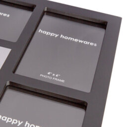 Happy Homewares Modern Black Multi Collage Picture Friends With Family Wording And Cute Phrase - thumbnail 5