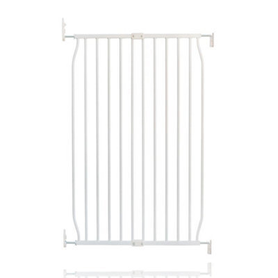 Safetots Extra Tall Screw Fit Metal Baby Gate, White, 70Cm - 80Cm - image 1