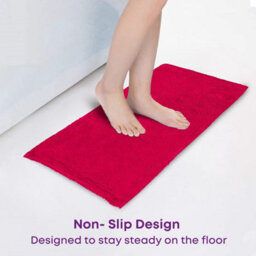 Blue Canyon 2-Piece Cotton Bath & Pedestal Mat Set Soft Highly Absorbent Quick-Dry Elegant Bathroom Rugs Non-Slip Machine Washable - thumbnail 6