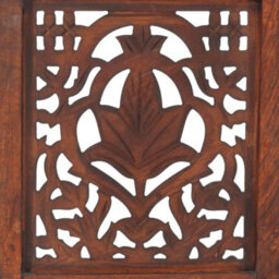 Vidaxl Hand Carved 5-Panel Room Divider Brown 200X165 Cm Solid Mango Wood Room Dividers - thumbnail 4