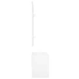 Walplus Hallway Furniture Set White Engineered Wood - thumbnail 7