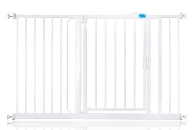 Bettacare Auto Close Pet Gate, 132.6Cm - 139.6Cm, White, Pressure Fit Stair Gate For Dog & Puppy - image 1