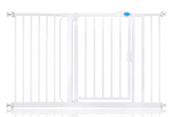 Bettacare Auto Close Pet Gate, 132.6Cm - 139.6Cm, White, Pressure Fit Stair Gate For Dog & Puppy - thumbnail 1