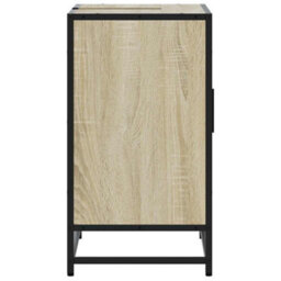 Berkfield Bathroom Sink Cabinet Sonoma Oak 65X33X60 Cm Engineered Wood - thumbnail 7