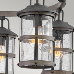 Luminosa Lighting Luminosa Hinkley Lakehouse Outdoor Pendant Ceiling Light Aged Zinc With Driftwood Grey, Ip44 - thumbnail 4
