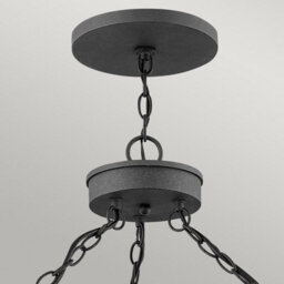 Luminosa Lighting Luminosa Hinkley Lakehouse Outdoor Pendant Ceiling Light Aged Zinc With Driftwood Grey, Ip44 - thumbnail 2