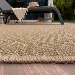 The Rugs Nature Collection Outdoor Rug In Green 5100G - thumbnail 6