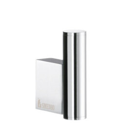 Smedbo Polished Chrome Towel Hook Wall Mounted Bathroom Storage - thumbnail 1