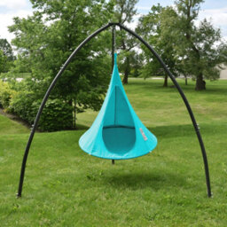 Vivere Tripod Hanging Chair Stand For Cacoon - Black - thumbnail 5