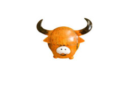 Metal Hanging Highland Cow Animal Tea Light Candle Holder - thumbnail 2
