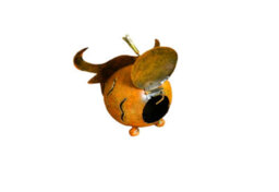 Metal Hanging Highland Cow Animal Tea Light Candle Holder - thumbnail 3