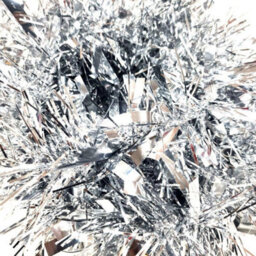 HSD Chunky Aqua Silver Tinsel Garland - 2M (6.5Ft), Festive Christmas & Party Decoration, Mantel & Home Decor - thumbnail 2