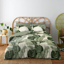 Gc Gaveno Cavailia Excluisve Range Printed Bermuda Double Duvet Cover Set With Matching Pillowcases And Reversible Desgin - thumbnail 1