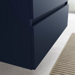 Cygnus bath Bequia Vanity Unit 120Cm Matt Blue Basin Ceramic - thumbnail 3