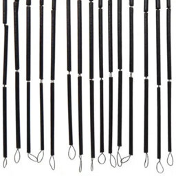 Insect Door Curtain Dark Grey 56X185 Cm Bamboo Screen - thumbnail 4
