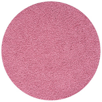 The Rugs Pink Soft Plain Design Fluffy Shaggy Rugs And Runners High Pile Living Room Kitchen Hallway 380 - image 1