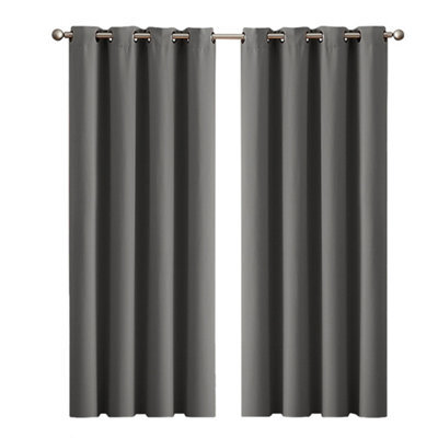 Marlow Blackout Curtains Window Curtain Draperies Pair Eyelet Bedroom Decor - image 1
