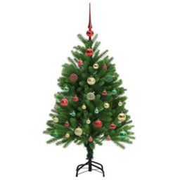 Vidaxl Christmas Tree With 150 Leds With Stand Green 120 Cm Pe - thumbnail 6
